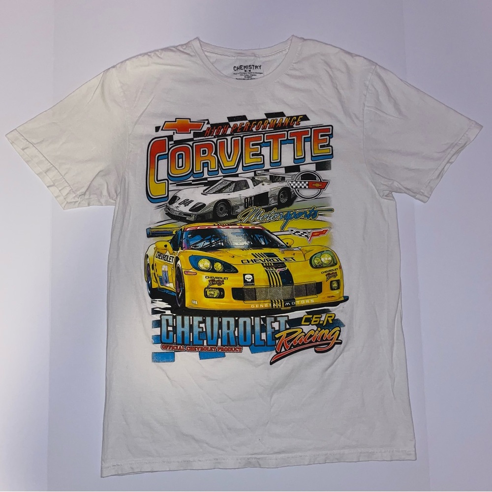 Chemistry Corvette Racing Graphic T-Shirt - White